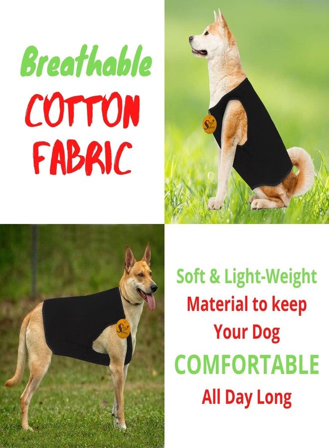 Sage Square Dog T-Shirt with Lint Roller| Comfortable & Breathable Dog Clothing & Lint Roller Set for Dog Hair Removal, Clothes (XXSmall - 10 inch,Black) - Image 4